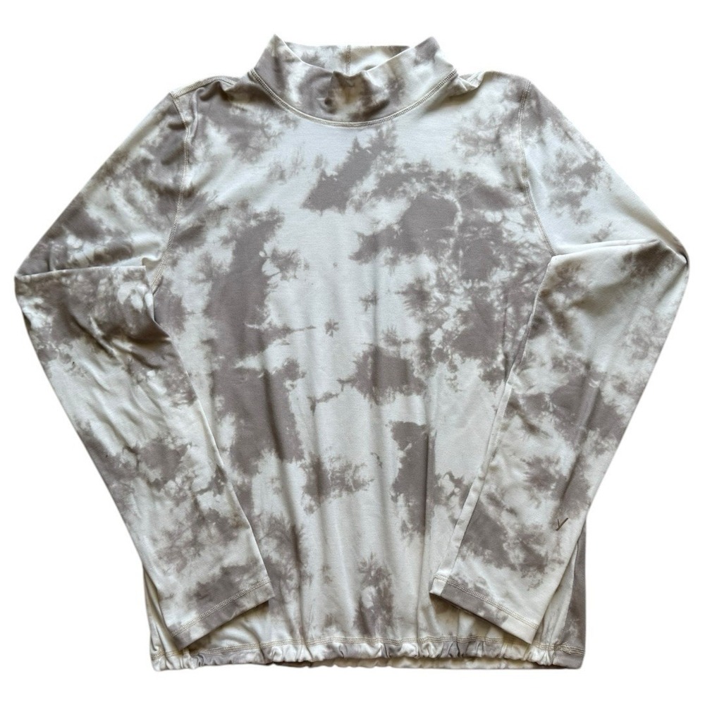 Indyeva Long Sleeve Shirt Women's Medium Brown Ecume Tie Dye Baris Top